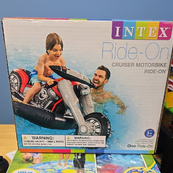 Kids Inflatable Motorbike - Picture 2 of 2